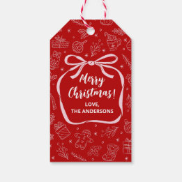 Etiquetas Para Regalos Fun Mano caprichosa atrae Navidades vacaciones