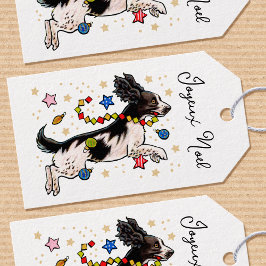 Etiquetas Para Regalos Fun Springer Spaniel Dog Navidades Nombre personal