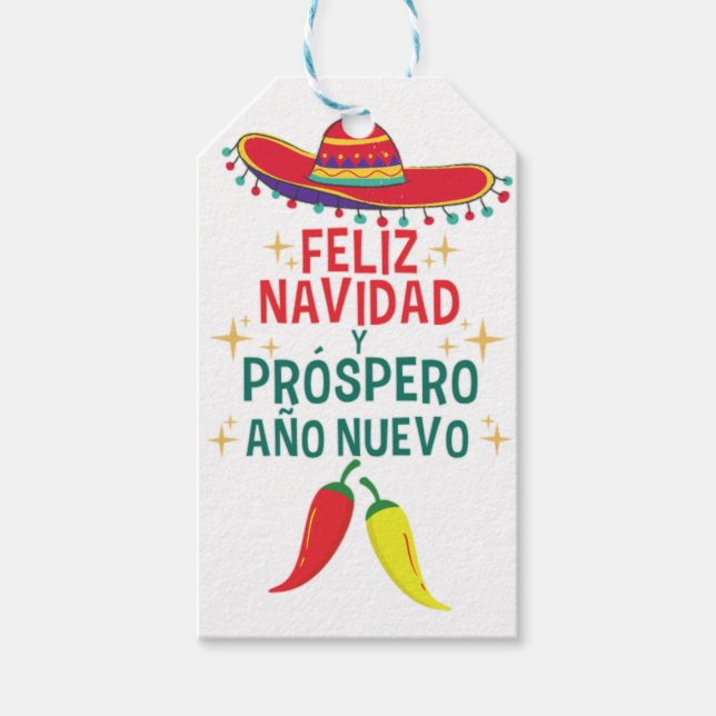 Etiquetas Para Regalos Funny feliz navidad (Anverso)