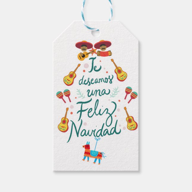 Etiquetas Para Regalos Funny feliz navidad  (Anverso)