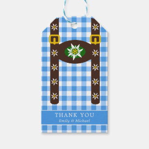 Etiquetas Para Regalos Funny Octoberfest Lederhosen Suspendedores