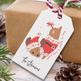Etiquetas Para Regalos Funny Santa Dachshund Holiday