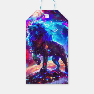 Etiquetas Para Regalos Galaxy Lion Blue