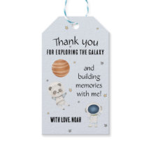 Galaxy-Themed Thank You Tag – Space Party Favor La