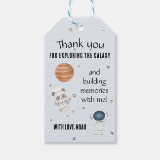 Etiquetas Para Regalos Galaxy-Themed Thank You Tag – Space Party Favor La