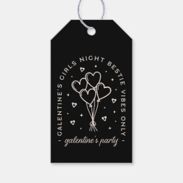 Etiquetas Para Regalos Galentines fiesta bestias chicas nocturnos corazon