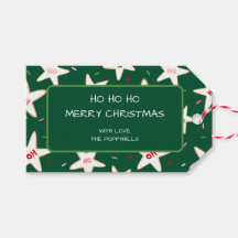 Galleta de estrella Ho Ho Ho Navidad