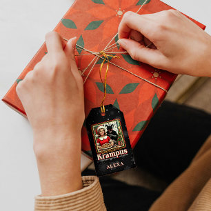 Etiquetas Para Regalos Galleta Para Krampus Feliz Navidad De Krampus Horr