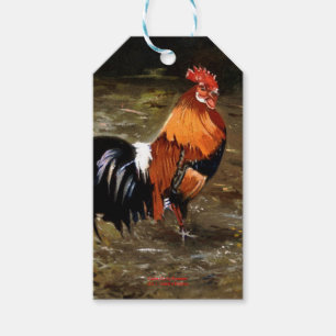 Etiquetas Para Regalos Gallo/Galo/Rooster