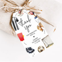 Game On Soccer Birthday Favor Tags