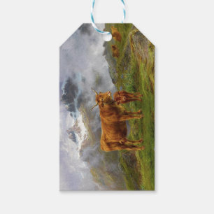 Etiquetas Para Regalos Ganado Highland (por Rosa Bonheur)
