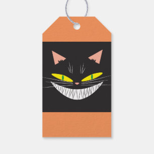 Etiquetas Para Regalos Gato de Halloween