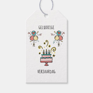Etiquetas Para Regalos Gelukkige Verjaardag   Happy Birthday