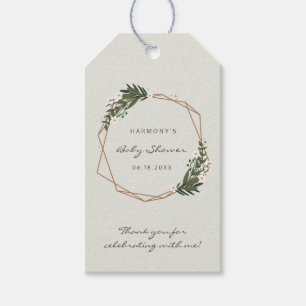 Etiquetas Para Regalos Género de la energía geométrica Boho Baby Shower N