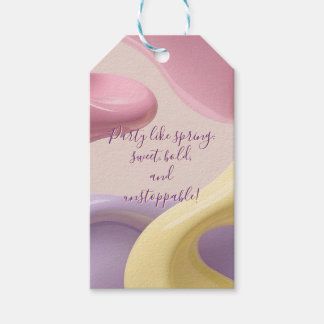 Etiquetas Para Regalos Gift tag in stylish abstract graphic