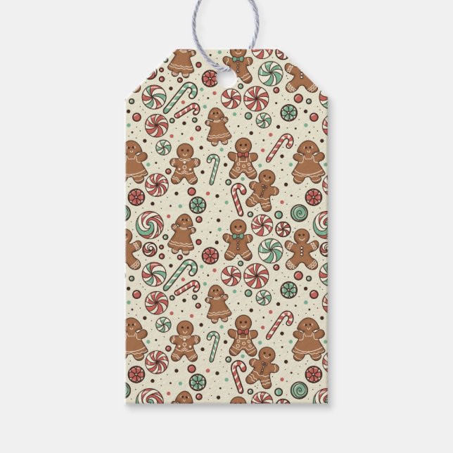 Etiquetas Para Regalos Gingerbread Delight (Anverso)