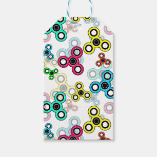 Etiquetas Para Regalos Giradores multicolores