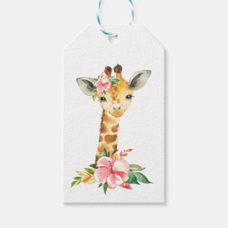 Etiquetas Para Regalos Giraffe genérica