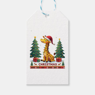 Etiquetas Para Regalos Giraffe Ugly Christmas Sweaters Funny Santa Hat Li