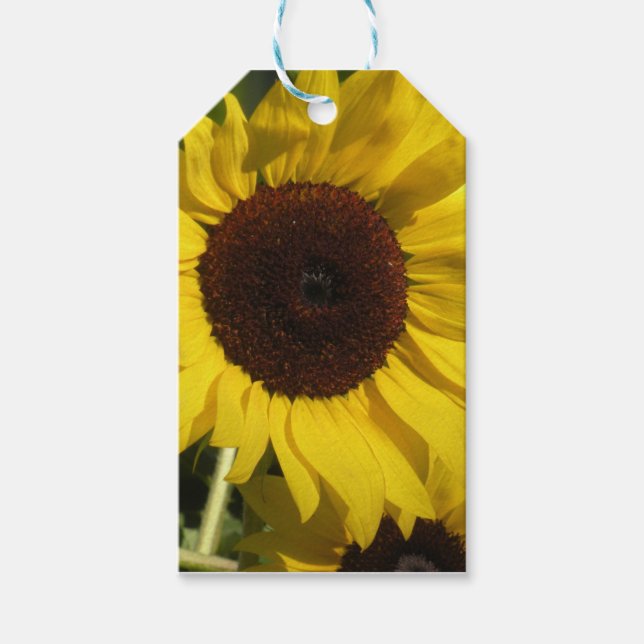 Etiquetas Para Regalos Girasol (Anverso)