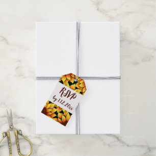Etiquetas Para Regalos Girasol RSVP