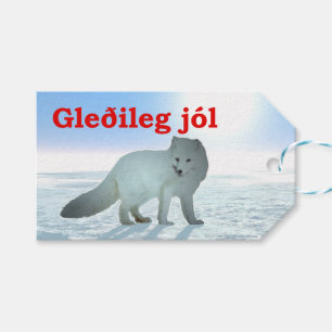 Etiquetas Para Regalos Gleðileg Jól - Fox Ártica