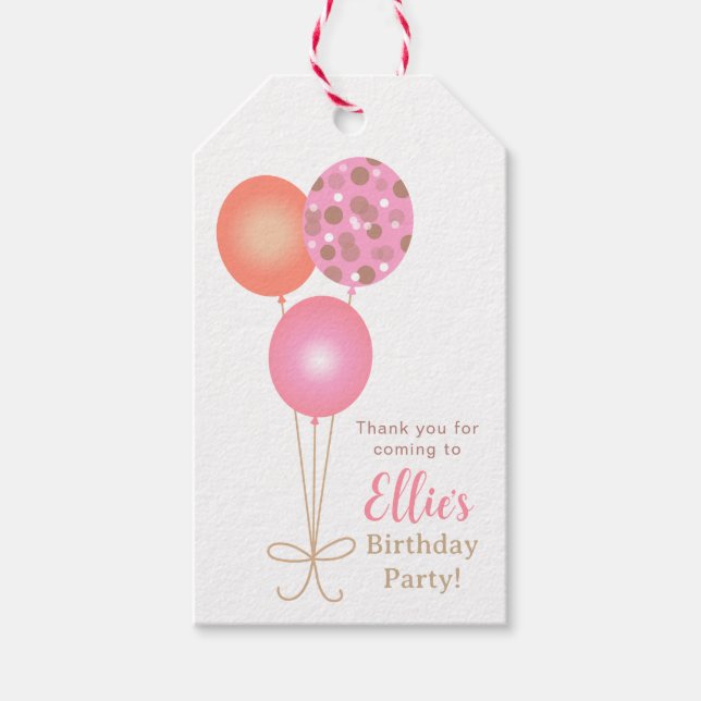 Etiquetas Para Regalos Globo  (Anverso)
