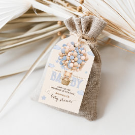 Etiquetas Para Regalos Globos de oso apenas esperan el baño de bebé graci