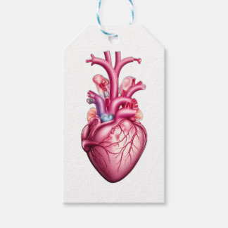 Etiquetas Para Regalos glowing anatomical heart