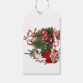 Etiquetas Para Regalos Gnomo Feliz Navidad