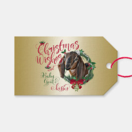 Etiquetas Para Regalos GOAT | Navidades Desean Bebés De Cabra Nubia 2