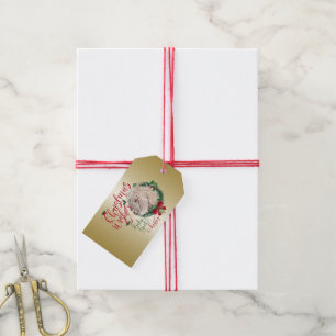 Etiquetas Para Regalos GOAT Navidades Desean Besar de Cabra Bebé Angora