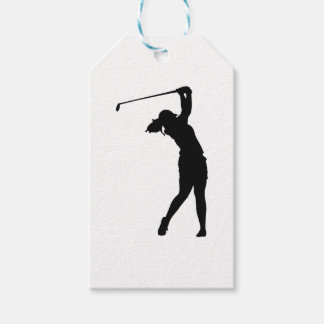 Etiquetas Para Regalos Golfer Golf Sports Person Silhouette Snow Globe C