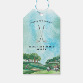 Etiquetas Para Regalos Golfismo | Fiesta de cumpleaños Gracias por las et