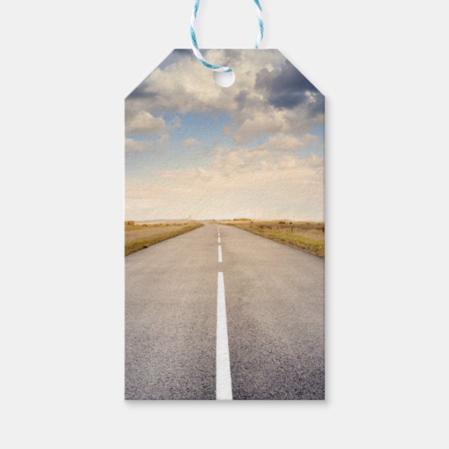 Etiquetas Para Regalos Golpear el camino (Anverso)