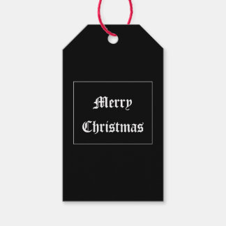Etiquetas Para Regalos Gothic Christmas Gift Tag