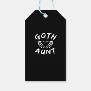 Etiquetas Para Regalos Gótico tía Graciosa Emo Tía Punk Cute Mano De Esqu