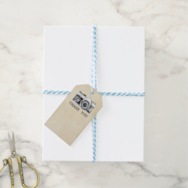 Etiquetas Para Regalos Gracias a cámara fotográfica profesional