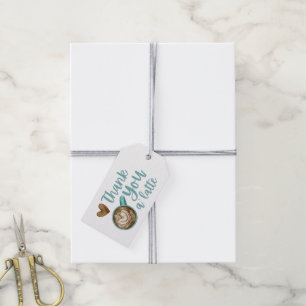 Etiquetas Para Regalos Gracias A 'Latte Gift Tags