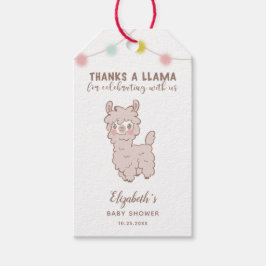 Etiquetas Para Regalos Gracias A Llama Cute Favor De Baby Shower