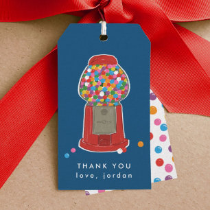 Etiquetas Para Regalos Gracias a Red Gumball Machine Candy Bubble Gum