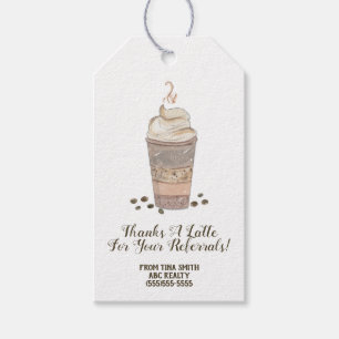 Etiquetas Para Regalos Gracias a una consulta de café latte