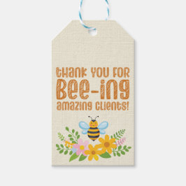 Etiquetas Para Regalos Gracias amigo del cliente de miel de abeja