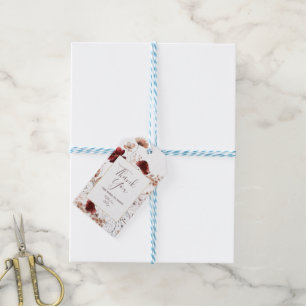 Etiquetas Para Regalos Gracias, Autumn Wildflowers Baby Shower
