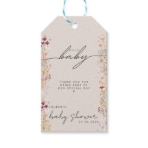 Gracias Baby Shower Boho Beige Wildflower