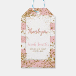 ETIQUETAS PARA REGALOS GRACIAS BRUNCH Y BUBBLY