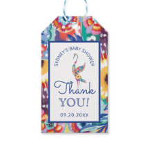 Gracias Floral Botánica Stork Baby Shower