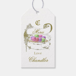 Etiquetas Para Regalos Gracias, inspirado en francés