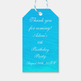 Etiquetas Para Regalos Gracias Personalizado de la fiesta de cumpleaños d
