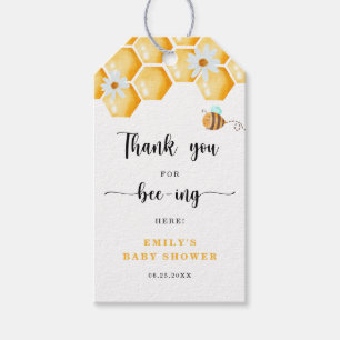 Etiquetas Para Regalos Gracias por Bee-ing Here Gift Tag